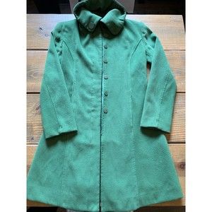 Pink Dream Green Women's Wool Blend High Neck/ Collar Jacket Women's size XS/S